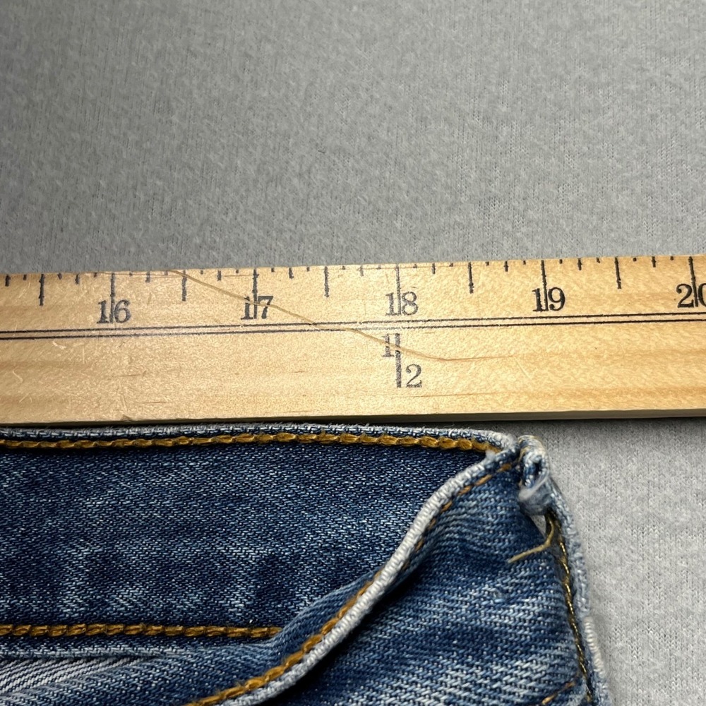 Mens Denim Jeans Blue Classic Fit Straight Leg Casual Everyday Wear Size‎ 36X32